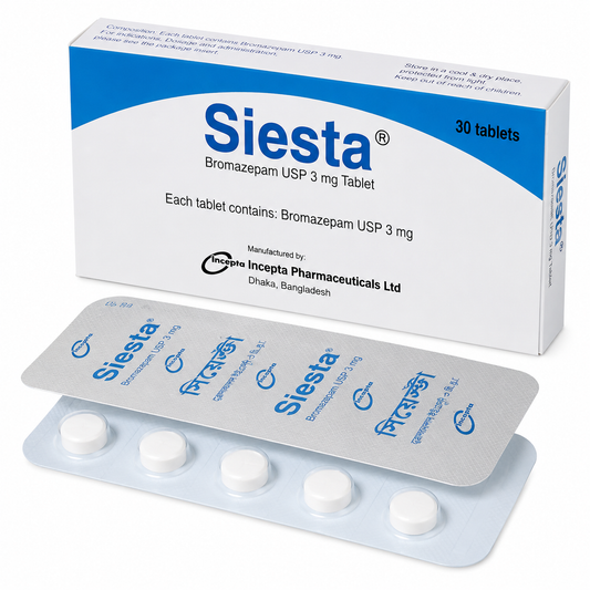BROMAZEPAM 3mg - SIESTA
